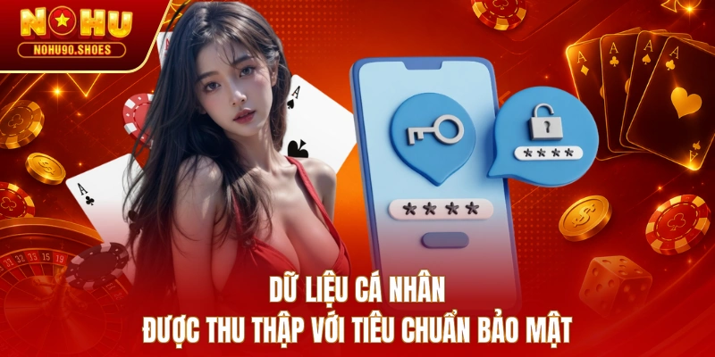 Dữ liệu cá nhân được thu thập với tiêu chuẩn bảo mật 